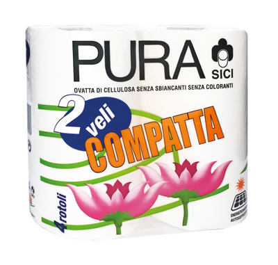 Pura, Wc Papier, 2 Lagig, 4 Rollen