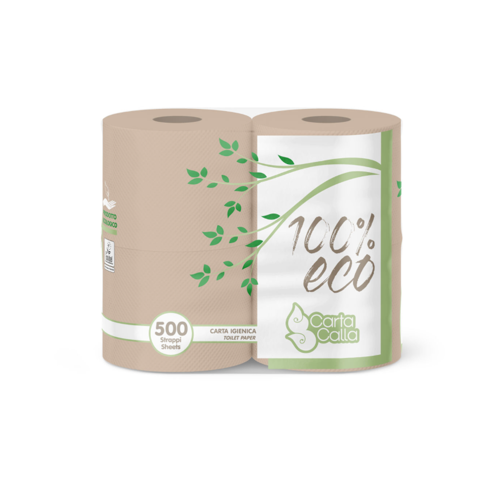 Carta Calla, 100% Eco, Wc Papier, 4 Rollen