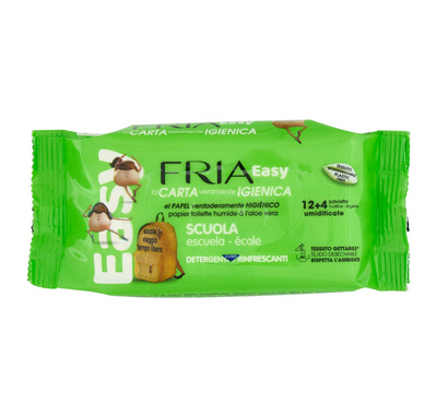 Fria, Feucht-Wc papier, Aloe Vera, 16 Stk.