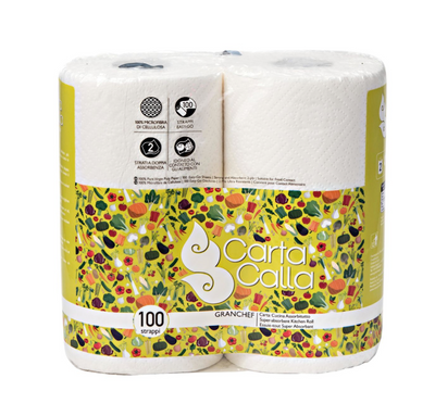 Carta Calla,Haushaltspapier, 2 Lagig, 2 Rollen