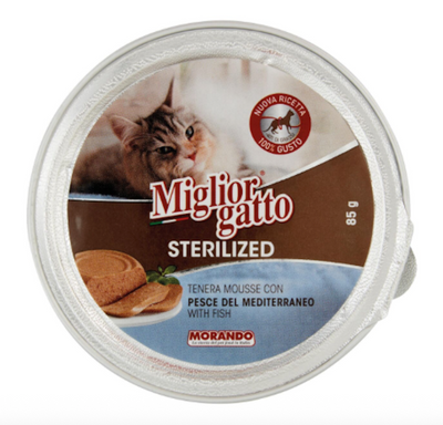 Miglior Gatto, Mousse mit Fisch, 85gr