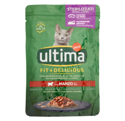 Almo Nature, Sterilised, Nassfutter mit Rind, 85gr.