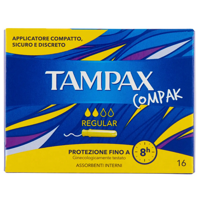 Tampax Compak Regular, Tampons, 16 Stk.