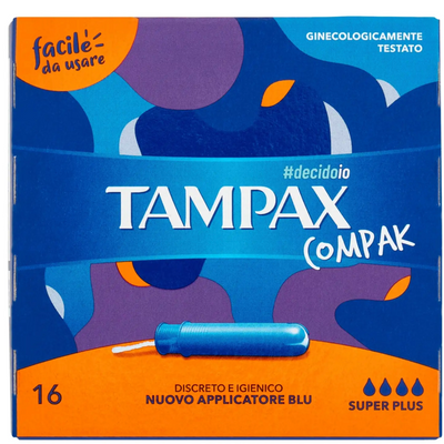 Tampax Compak Super Plus, Tampons, 16 Stk.