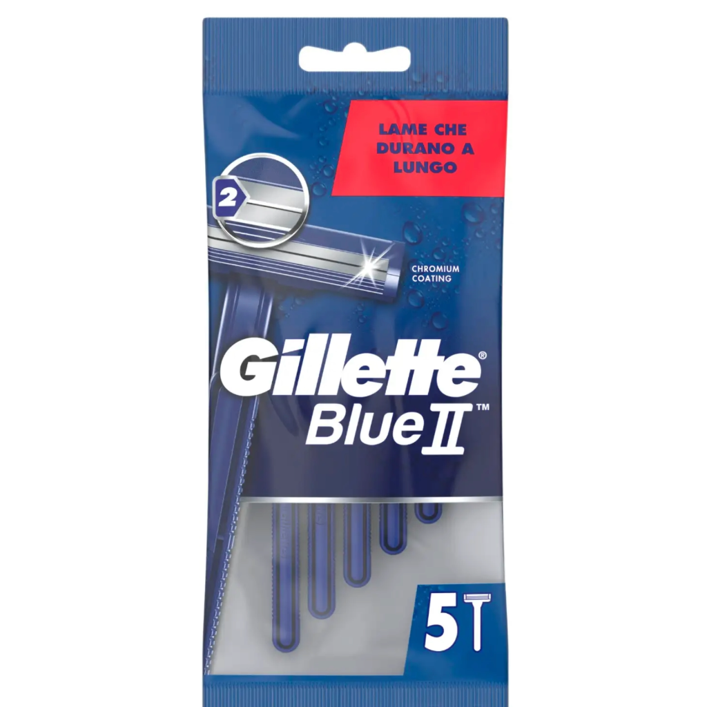 Gilette Blue II, Einwegrasierer, 5 Stk.