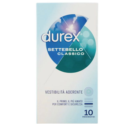 Durex Settebello Classico, Close Fit, 10 Kondome