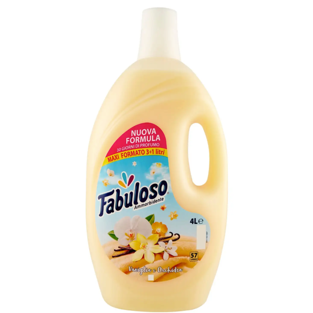 Fabuloso, Weichspüler, Vanille und Orchidee, 4lt, 57 Waschen