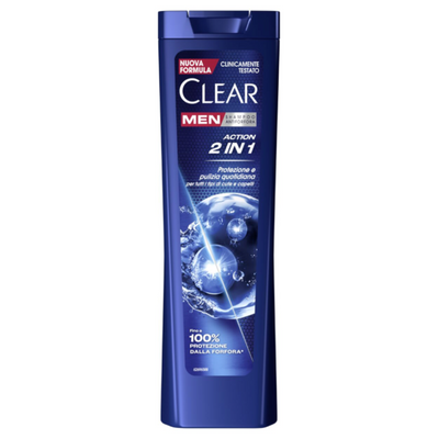 Clear Men, Action 2 in 1 Shampoo, 225ml