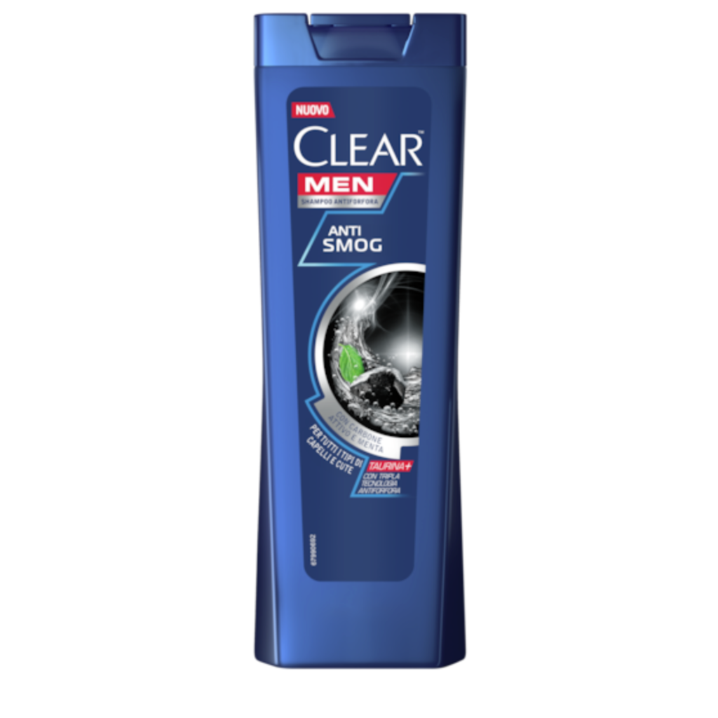 Clear Men, Anti Smog-Shampoo, Aktivkohle und Minz, 225 ml