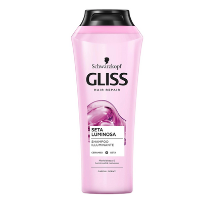 Schwarzkopf Gliss, Glänzende Seide, Aufhellendes Shampoo, 250 ml