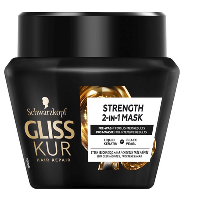 Schwarzkopf Gliss, 2 in 1 Reparatur Maske, 300 ml