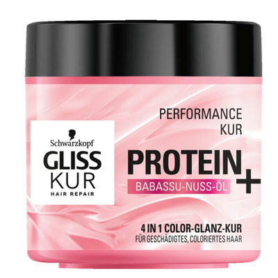 Schwarzkopf Gliss, Protein Maske, Babassu-Nuss-Öl, 400 ml