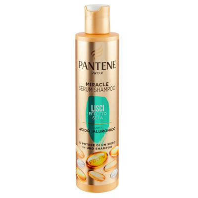 Pantene Pro-V, Miracle Serum Glattes Shampoo Mit Seideneffekt, 250 ml