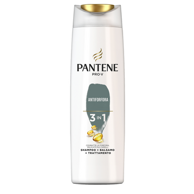 Pantene Pro-V,  3 In 1 Shampoo +Balsam+ Behandlung Anti-Schuppen, 225 ml