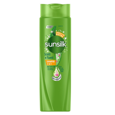 Sunsilk, Shampoo 2in1 Loses Und Fliessendes Haar, 250 ml