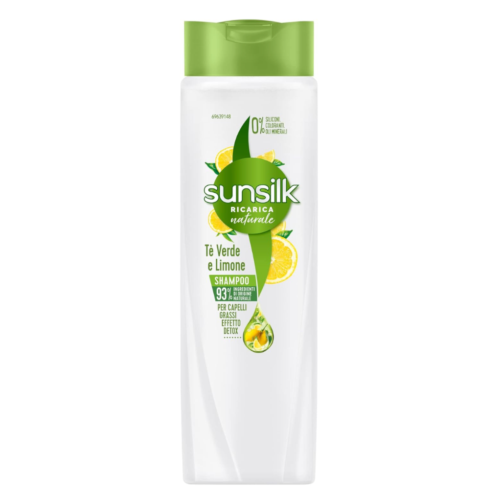 Sunsilk, Detox grüner Tee und Zitrone Shampoo, 250 ml