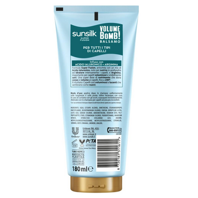 Sunsilk, Volume Bomb Balsam, Hyauronsäure und Arginin, 180 ml