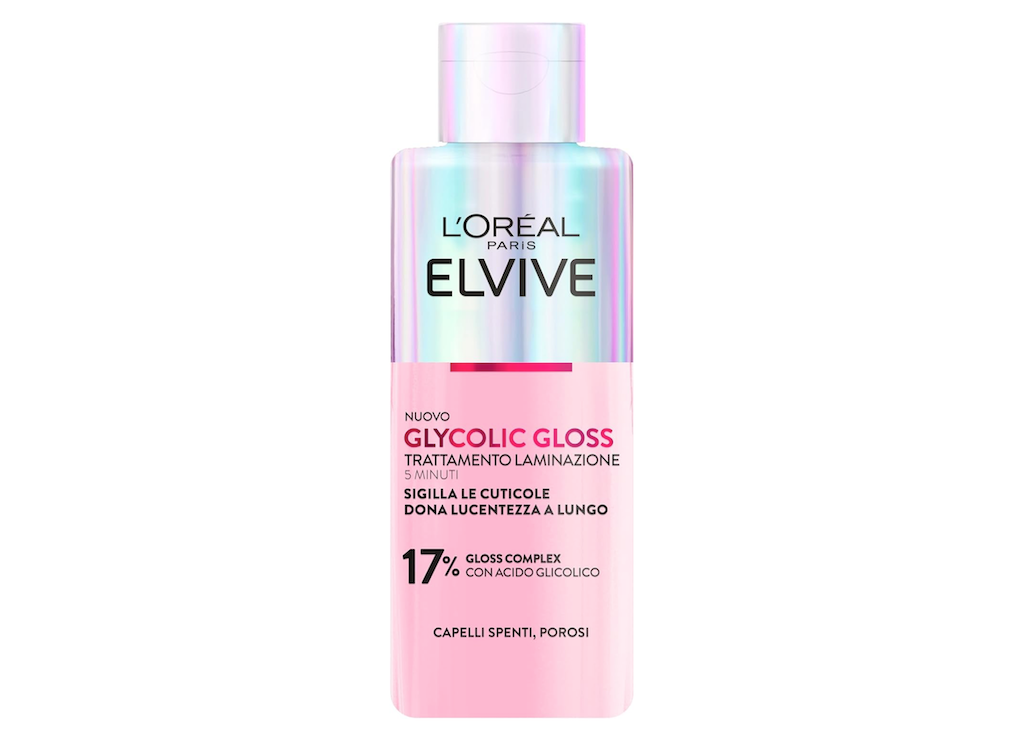 L'Oreal Paris Elvive, Glycolic Gloss, Laminierungsbehandlung 5 min für mattes und poröses Haar, 200 ml