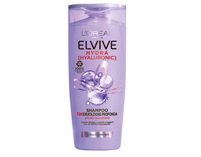 L'Oreal Paris Elvive, Shampoo Hydra Hyaluronic, 72H Tiefe Flüssigkeitszufuhr, mit Hyaluronsäure, 300 ml