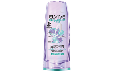 L'Oreal Paris Elvive, Hyaluronic Pure 72H, Feuchtigkeitsbalsam, 200 ml