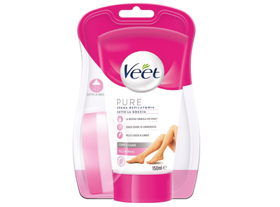 Veet, Enthaarungscreme unter der Dusche, Silk und Fresh Technology, Normale Haut, 150ml