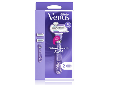 Gilette Venus Deluce Smooth Swirl, 1+2 Stk.