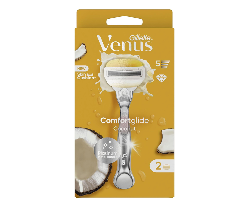 Gilette Venus, Comfortglide, Kokosnuss, 1+2 Stk.