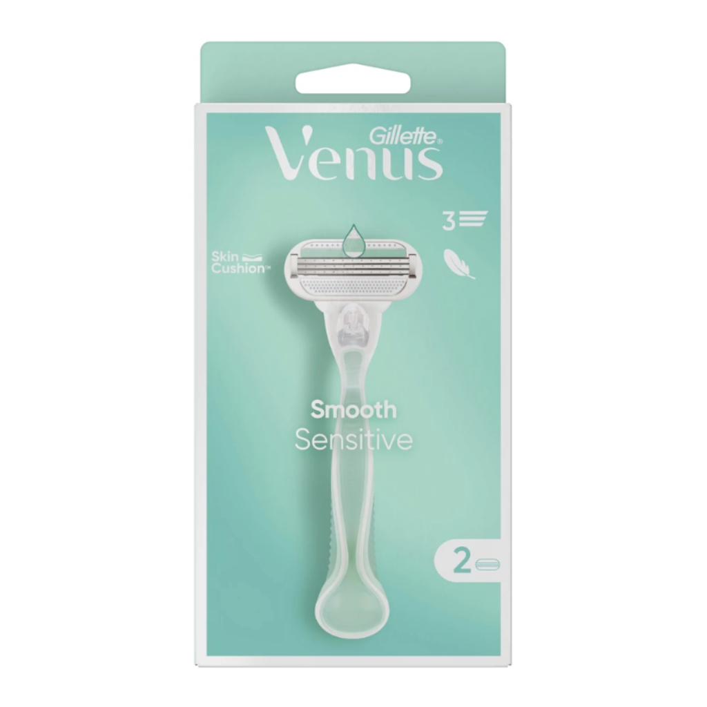 Gilette Venus, Smooth Sensitive, 1+2 Stk.