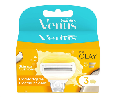 Gillette Venus, Comfortglide Kokosnuss, 3 Stk.