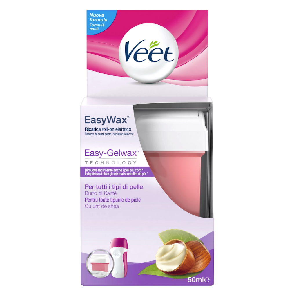 Veet, Easy Gelwax,  Nachfüllrolle auf Beinen und Armen, 50 ml