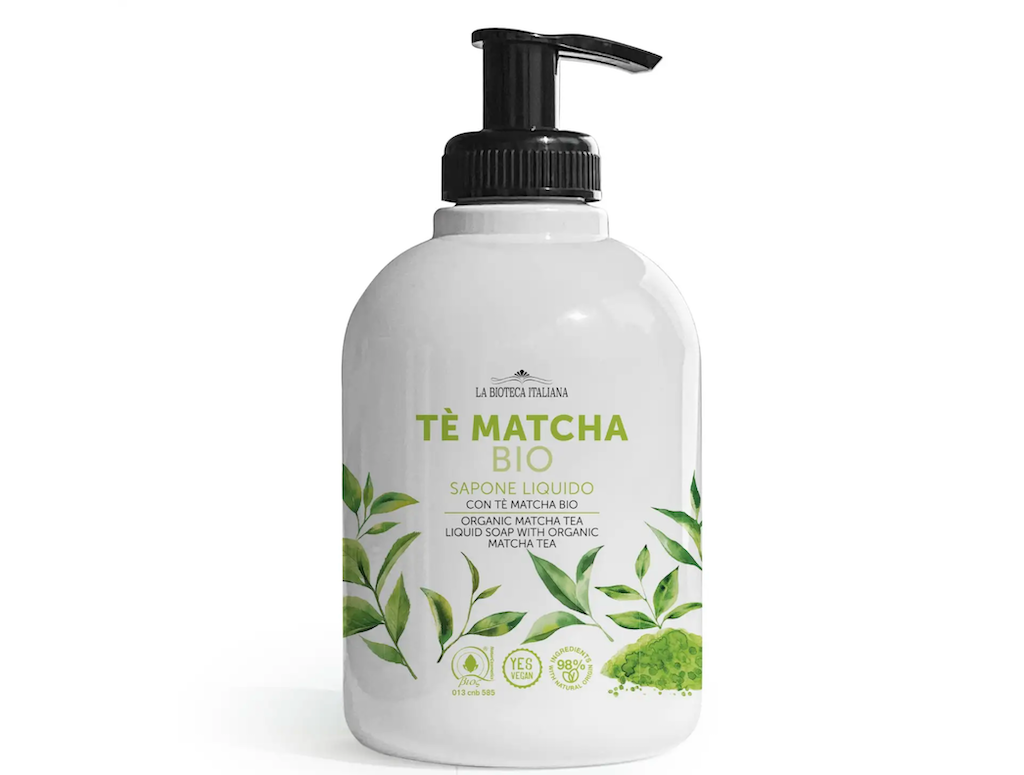 La Bioteca Italiana, Handseife, Bio-Matcha Tee, 300 ml