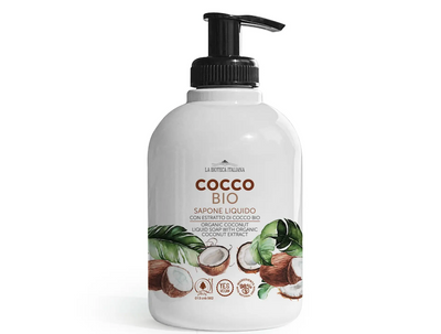 La Bioteca Italiana, Handseife, Bio-Kokosnuss, 300 ml