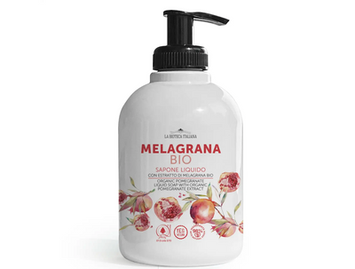 La Bioteca Italiana, Handseife, Bio-Granatapfel, 300 ml