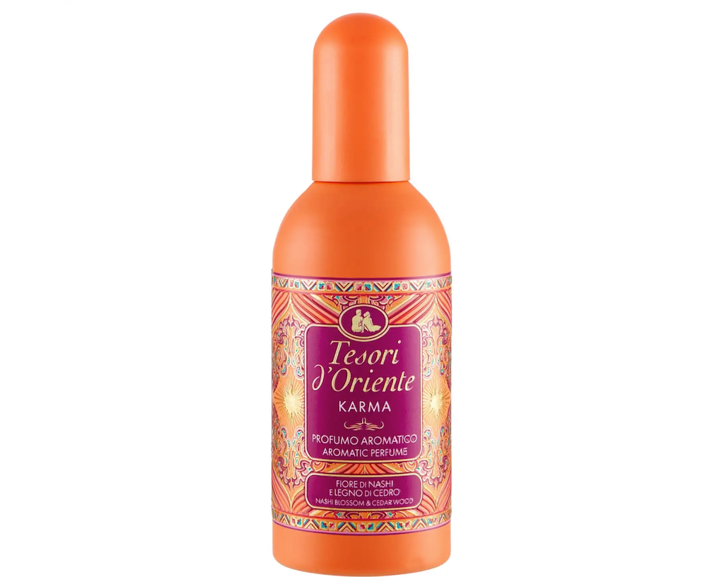 Tesori d'Oriente, Aromatiches Parfüm, Karma,Nashi-Blume und Zedernholz, 100 ml