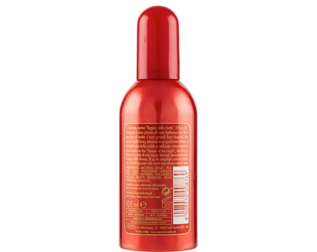 Tesori d'Oriente, Aromatiches Parfüm, Blume des Drachen, 100 ml