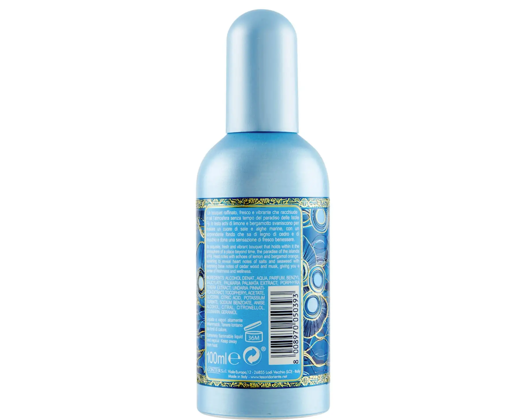 Tesori d'Oriente, Aromatiches Parfüm, Thalasso-Therapie Fidschi-Wasser und Meeresalgen, 100 ml