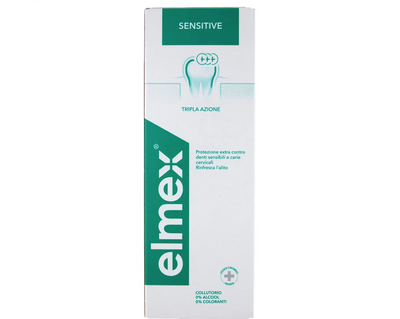 Elmex, Mundwasser Sensitive, für empfindliche Zähne, 400 ml