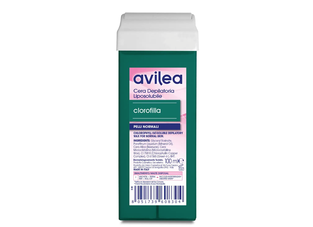 Avilea, Enthaarungswachs Roll-On, Chlorophyll, 100 ml