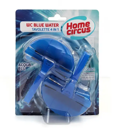 Home Circus,  WC-Einhänger,  4 in 1 Blaues Wasser, 2 Stück