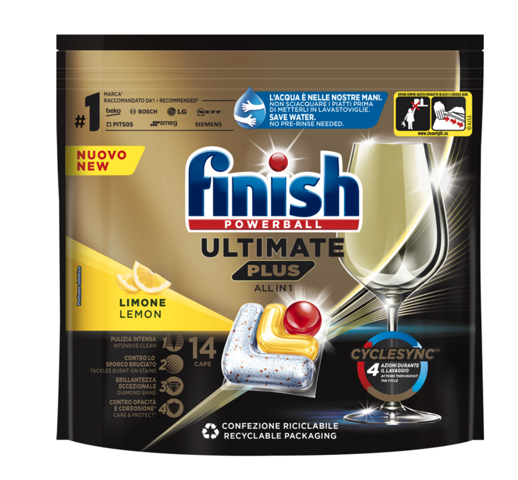 Finish Ultimate Plus All in 1, Geschirrspültabs, 14/22/31/48 Tabs