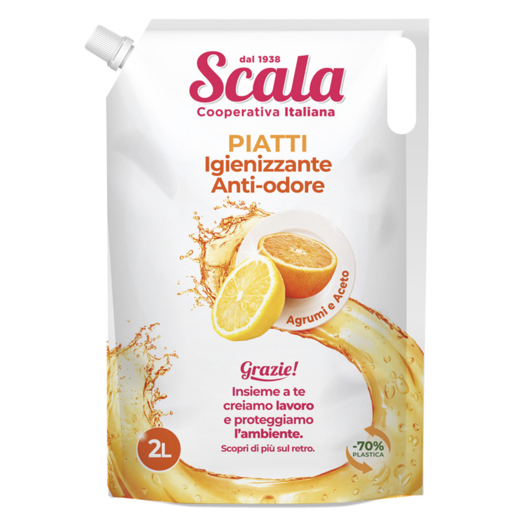 Scala Piatti, Igienizzante e Anti-Odore 1,8L