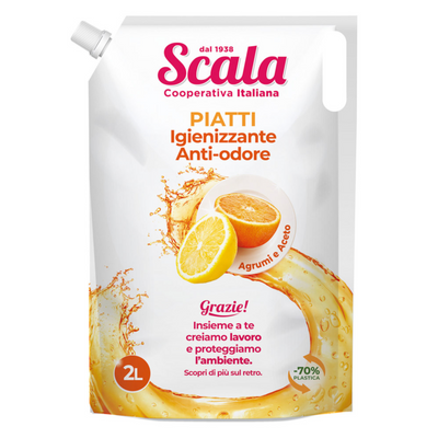 Scala Piatti, Igienizzante e Anti-Odore 1,8L