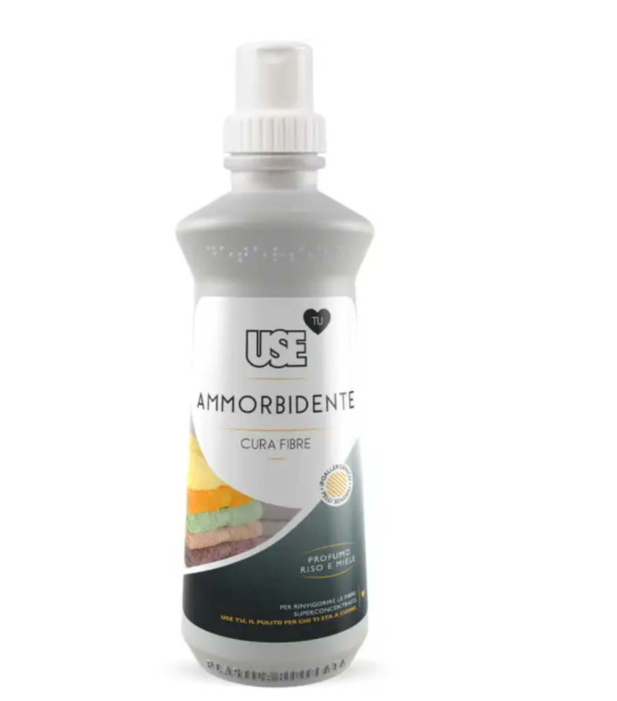 USE, Weichspüler, CURA FIBRE, Reis und Honig, 500 ml