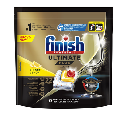 Finish Ultimate Plus All in 1, Geschirrspültabs, 14/22/31/48 Tabs