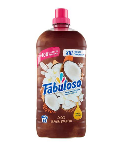 Fabuloso, Weichspüler,  Kokosnuss & weiße Blumen, 86 Waschen