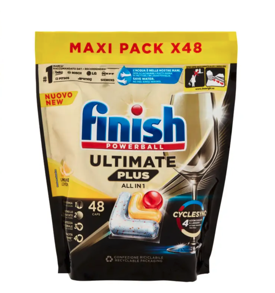 Finish Ultimate Plus All in 1, Geschirrspültabs, 14/22/31/48 Tabs