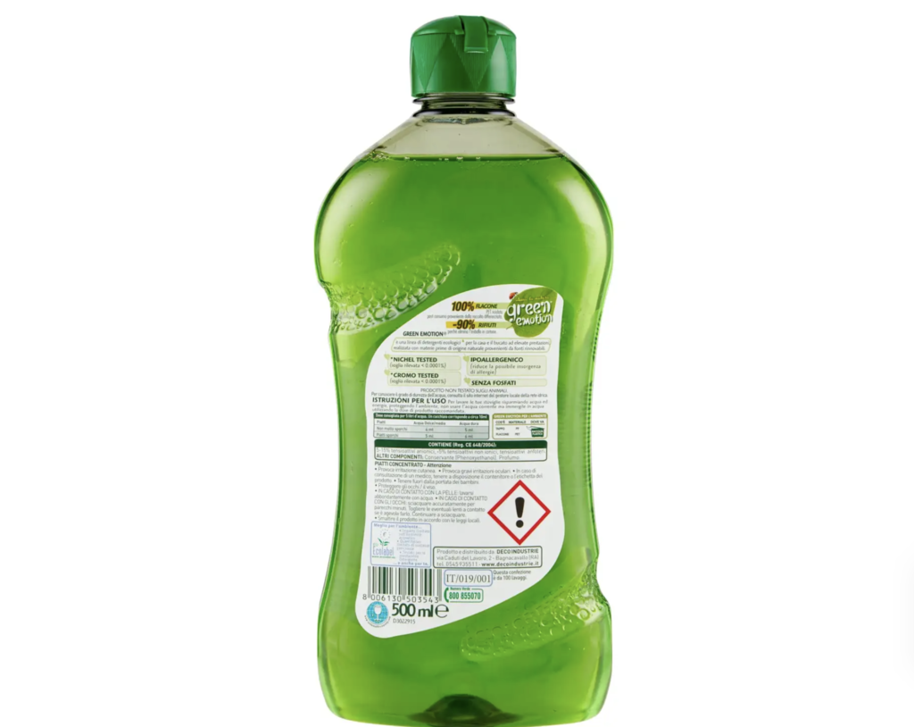 Green Emotion  Konzentriertes Geschirrwaschmittel mit ätherischen Ölen, 500ml