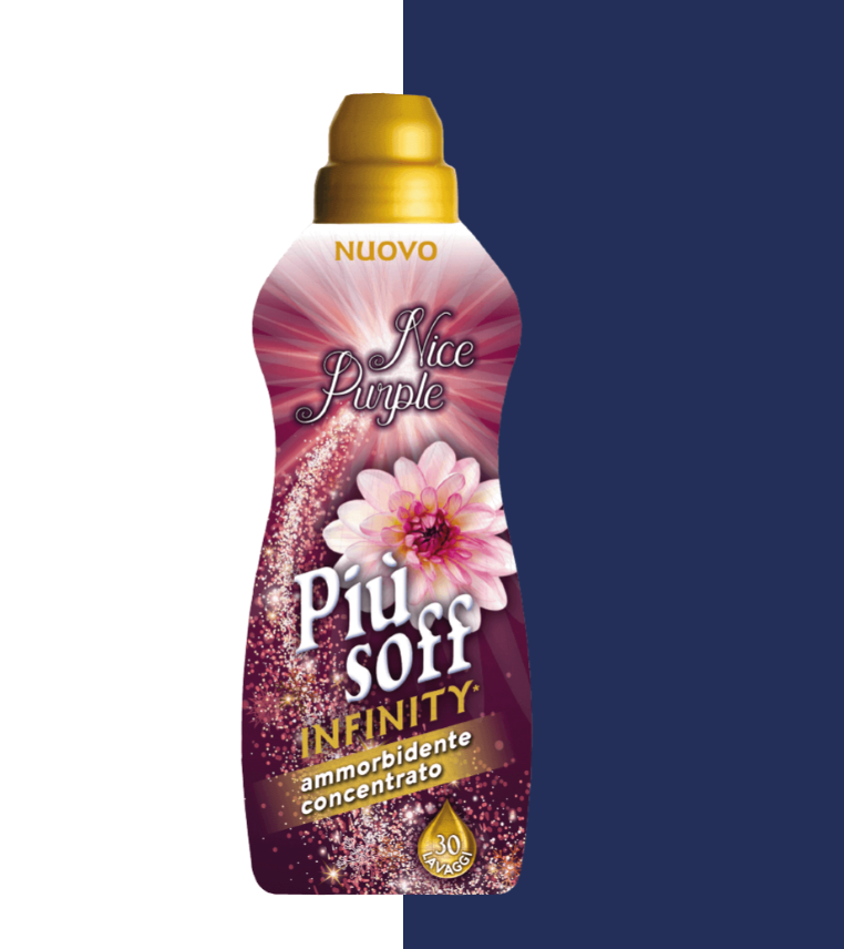 PIU SOFF INFINITY, Weichspüler, Schönes Lila, 750ml