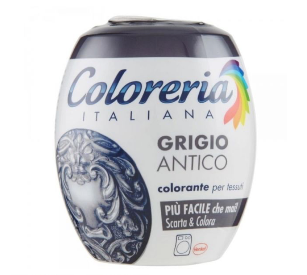 COLORERIA ITALIANA, StoffFarbe , Antikes Grau, 350 g