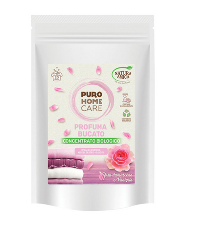 Natura Amica, Weichspülerkonzentrat, Rose und Vanille 120gr +30